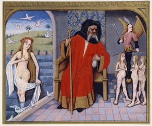 Aphrodite, Héphaïstos, Éros (Cupidon) et les Charites - d