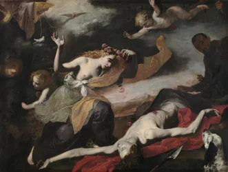 Vénus découvrant Adonis mort (Vénus trouve Adonis mort)