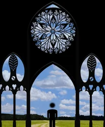 Le chemin de terre (de la série : impressions gothiques)