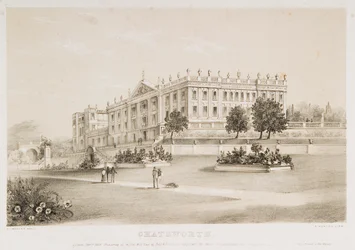 Château de Chatsworth, Derbyshire, 1839