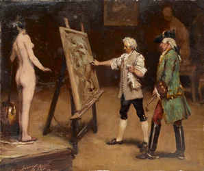 Une visite au studio
