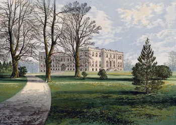 Château de Kimbolton, Cambridgeshire, fin 19ème siècle