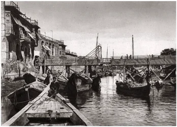 Le pont Whiteley, Ashar Creek, Bassora, Irak, 1925