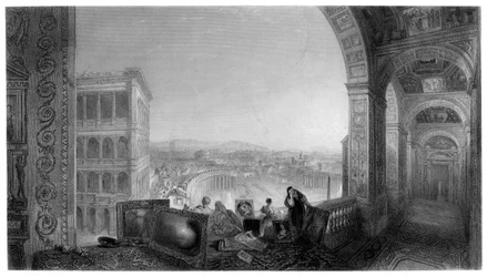 Rome, depuis le Vatican, fin du 19e siècle