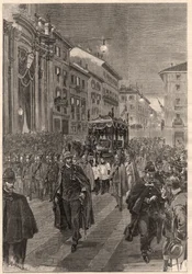 Verdi, Giuseppe : cortège funèbre, Milan, 26 février 1901