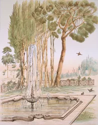 Un jardin en Turquie, pub. 1883