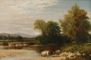 Le gué, 1856