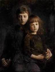 Frère et sœur Mary et Gerald Thayer, 1889