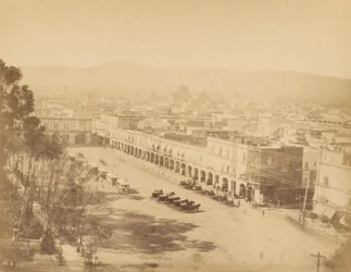 Vues du Mexique. Mexique, Mercaderes Portal.
