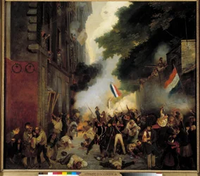 Épisode de la Révolution de 1830, Jour de Juillet : Attaque de la caserne de la rue de Babylone le 29 juillet