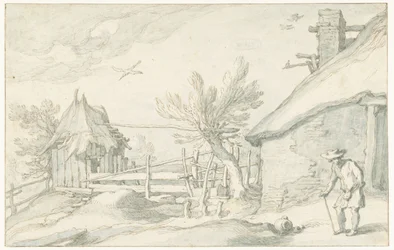 Cour avec ferme et grange
