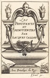 Frontispice pour "Les Pénitents" de Callot