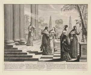 Les Vierges sages : Les Vierges folles (6 des 7 estampes de la série)