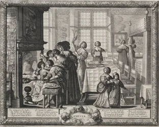 Les Quatre Saisons : Hiver, 1635