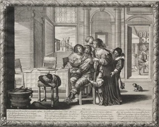 Le Fils prodigue : Vie dissolue, 1635