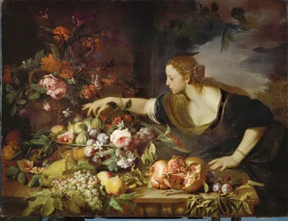 Femme prenant des fruits - une femme prenant des fruits ...