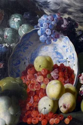 Fleurs, fruits, oiseaux