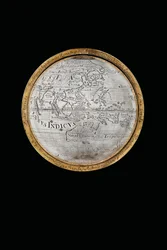 Deux globes terrestres et célestes exceptionnels, soutenus par Hercule et Atlas, Augsbourg