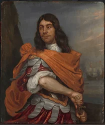 Portrait du lieutenant-amiral Cornelis Tromp en costume romain