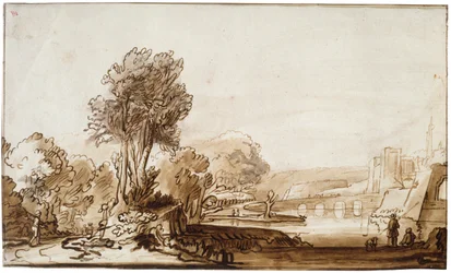 Une porte du château, XVIIe siècle