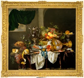Nature morte au banquet, vers 1653 - 55 (huile sur toile)