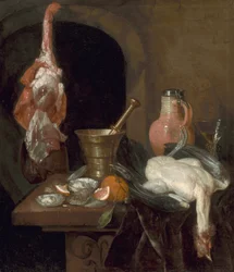 Préparatifs pour un repas, 1664