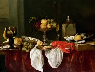 Nature morte au homard