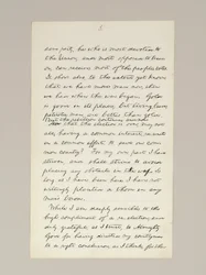 Manuscrit autographe du discours de victoire électorale de Lincoln en tant que président, prononcé à Washington D.C., depuis la fenêtre de la Maison Blanche le soir du 10 novembre