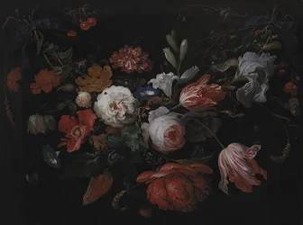 Une guirlande de fleurs