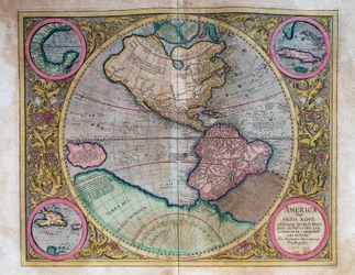 Carte du monde par Abraham Ortelius (1527-1598)