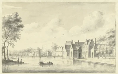 Vue du village de Nieuwersluis