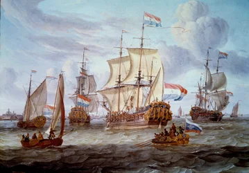 La frégate Pierre et Paul dans le port d