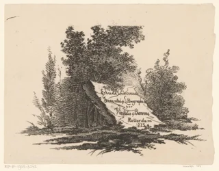 Pierre dans un paysage