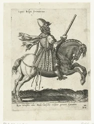 Cavalier néerlandais avec carabine