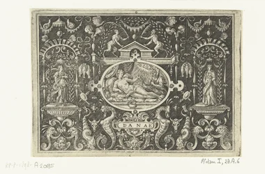 Danaé et Jupiter en pluie de pièces d