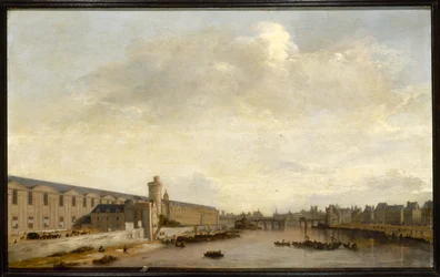 La Grande Galerie du Louvre, avec la Porte Neuve et la Tour de Bois