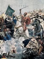 BELTRAME, Achille (1871-1945). Guerre au Maroc. Les rebelles attaquent à nouveau Casablanca, mais sont tués par l