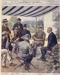 Illustration de couverture des négociations pour le traité de paix pendant les guerres anglo-zouloue et anglo-boer de 1850-1902