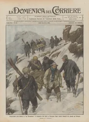 Excursion alpine malheureuse en Val Brembana, transport des blessés à Bergame après trois jours