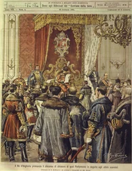 Le roi de Hongrie annonce la dissolution du Parlement après le dernier scandale, 22 janvier