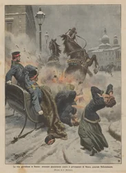 La vie quotidienne en Russie, attentat à la dynamite contre le gouverneur de Moscou, général Holschelmann