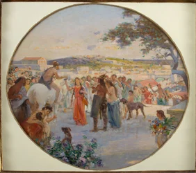 Célébration du printemps dans la Rome antique