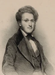 Portrait du violoniste et compositeur Heinrich Panofka 1807-1887, 1840