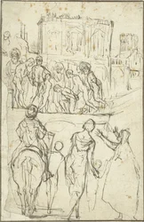 French : Josephus est conduit par Nicanor devant l