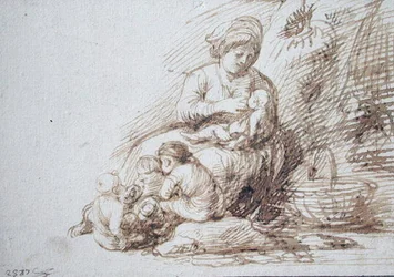 Femme allaitant