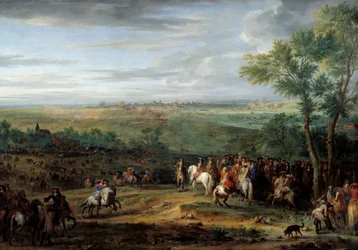 Arrivée de Louis XIV au camp devant Maastricht