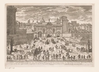 Vue de la Porte Saint-Antoine