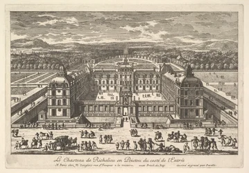 Le Château de Richelieu en Poitou du côté de l