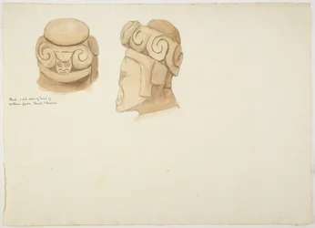 Figure en argile ou en pierre de Tiahuanaco (Tiwanaku), Bolivie