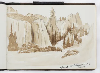Carnet de croquis de dessins et notes, Amérique du Nord et du Sud (y compris le Mexique)